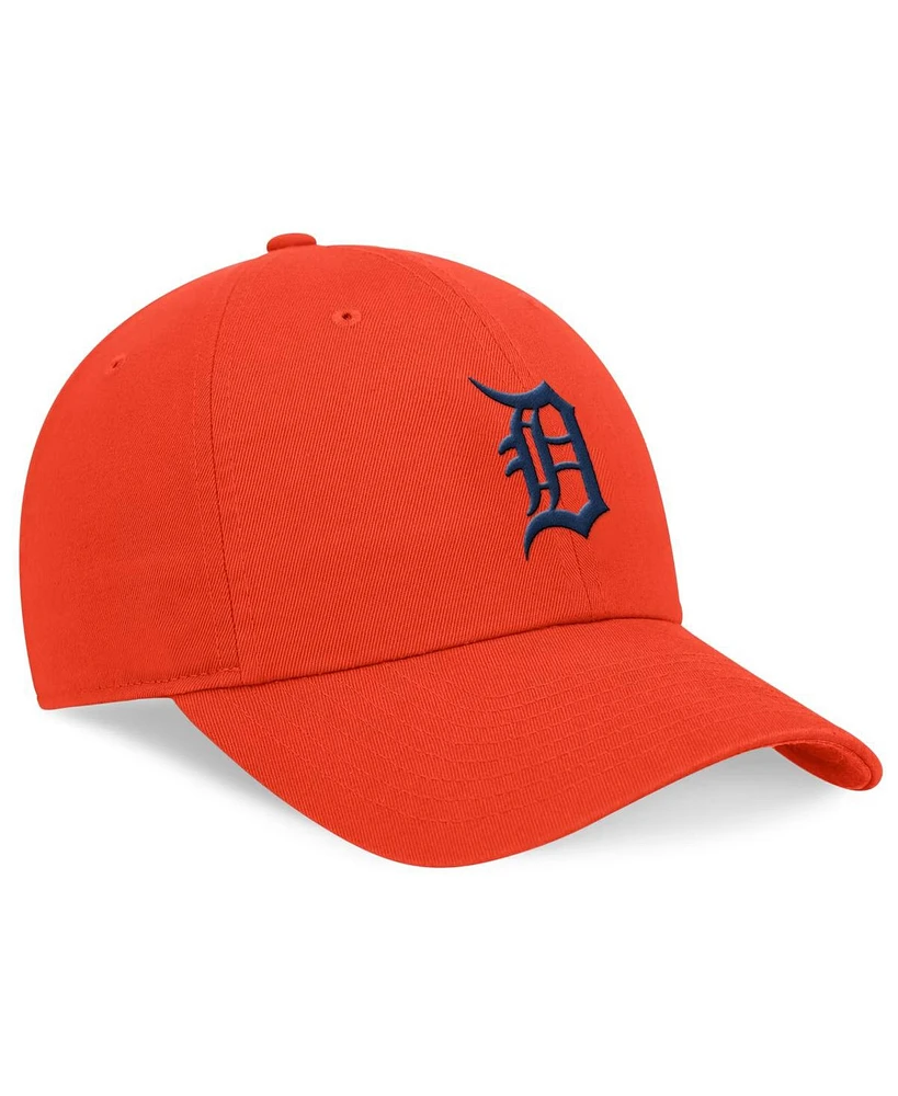 Nike Men's Orange Detroit Tigers Evergreen Club Adjustable Hat