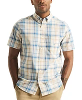 Nautica Men's Classic-Fit Stretch Plaid Button-Down Shirt