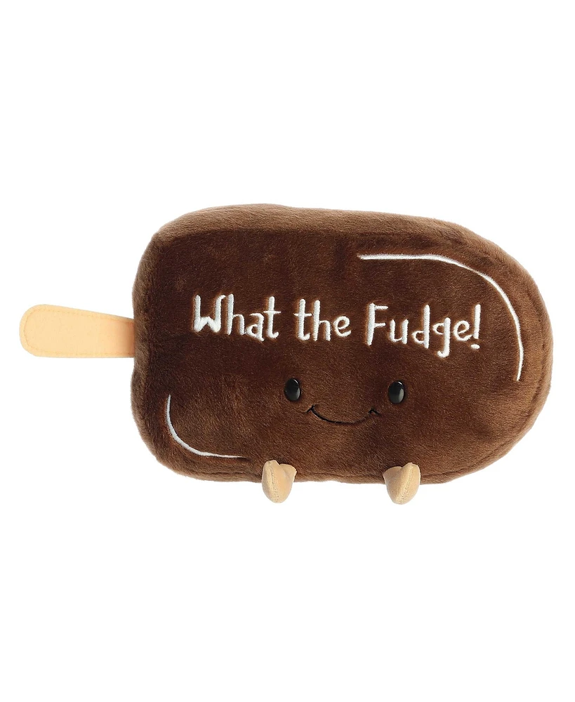 Aurora Large What The Fudge Just Sayin' Witty Plush Toy Brown 12.5"