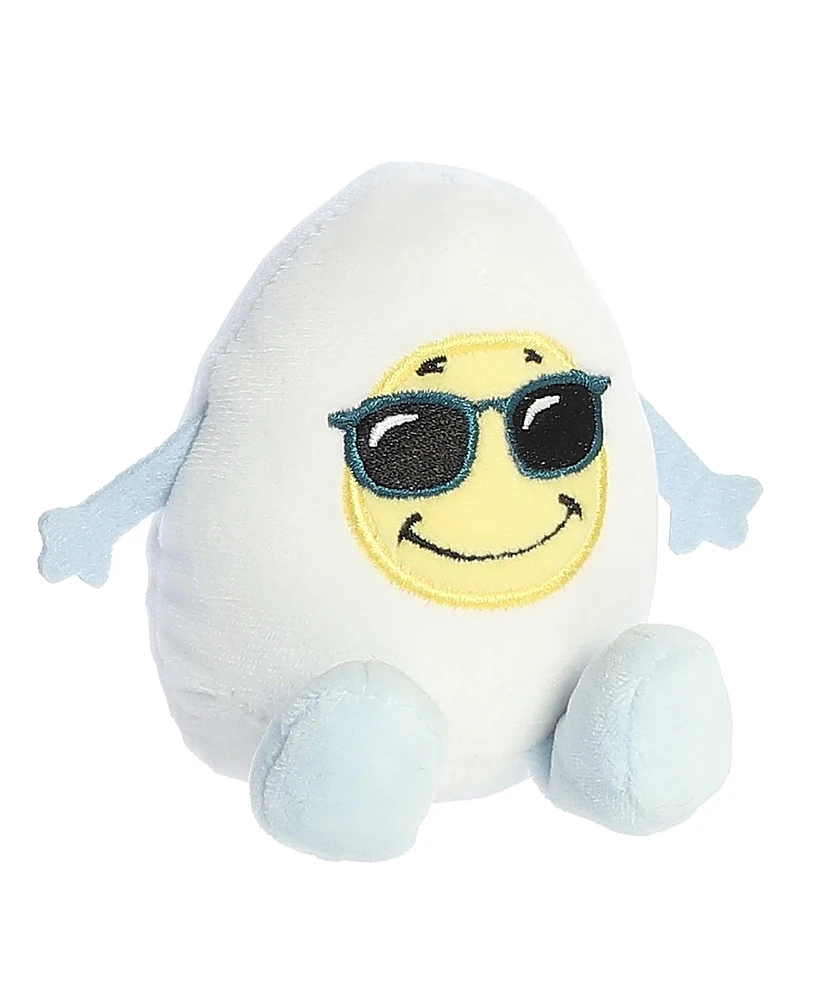 Aurora Mini Sunny Egg Eggspressions Punny Plush Toy White 3"