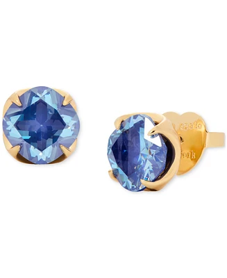 Kate Spade New York Gold-Tone Cubic Zirconia Flower Stud Earrings