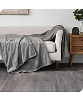 Bare Home Giant Fleece Microplush Blanket, 120" x