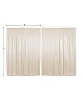 Lann's Linens Set of 2 Photography Backdrop Curtains