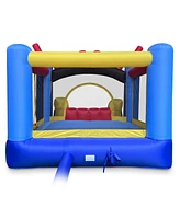 Cloud 9 Race Car Track Bounce House with Blower