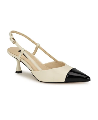 Nine West Women's Rizzy Pointy Toe Slingback Dress Pumps