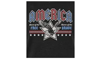 Hybrid Apparel Trendy Juniors Usa Eagle Graphic Tee