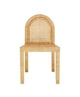 Tov Furniture 1 Pc. Rattan Arched Back Dining Chair