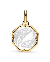 Pandora 14K Gold-Plated Cultured Pearl escent Butterfly