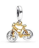 Pandora Sterling Silver Two-tone Spinning Wheels Bicycle