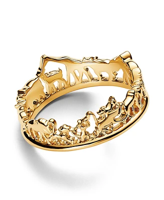 Pandora The Lion King Ring 14k Gold-plated