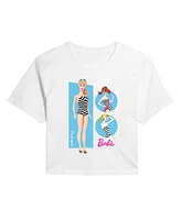 Hybrid Apparel Trendy Juniors Barbie Classic Cropped Tee