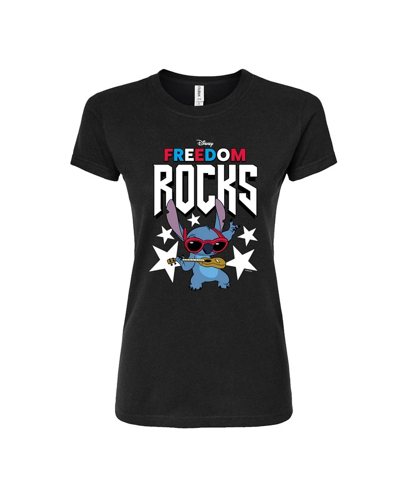 Hybrid Apparel Trendy Juniors Lilo and Stitch Usa Graphic Tee