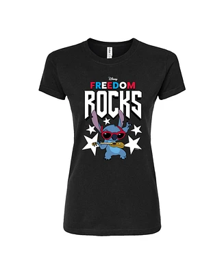 Hybrid Apparel Trendy Juniors Lilo and Stitch Usa Graphic Tee