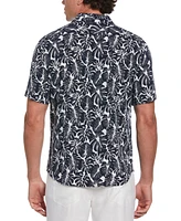 Cubavera Men's Palm-Print Graphic Shirt