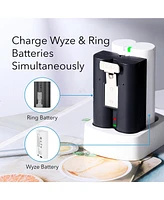 Wasserstein Battery Charging Station Compatible with Ring Camera/Ring Doorbell and Wyze Battery Cam Pro Batteries