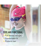 Finis Girls Animal Heads - Fun Swim Cap Ages 3 and Up