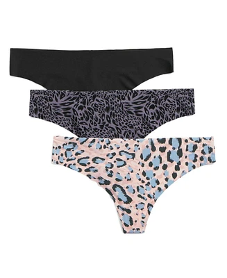 Adore Me Plus Annie Thong Panties (Pack Of 3)