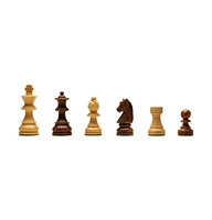 We Games French Staunton Chess Set – Weighted Pieces & Walnut Wood Board 18 in.