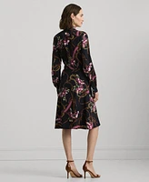 Lauren Ralph Lauren Petite Belted Floral Shirtdress