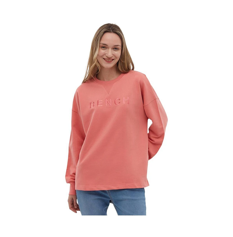 Bench Dna Women's Aisha Chest Logo Crewneck