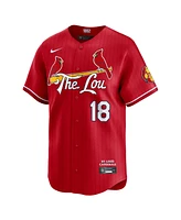 Nike Men's Red Jordan Walker St. Louis Cardinals 2024 City Connect Limited Player Jersey