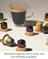 L'Or Coffee Light-Dark Roast Collection, featuring Peet's Coffee, 50 Capsule Count