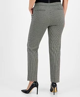 Ak Anne Klein Petite Pull-On Straight-Leg Pants