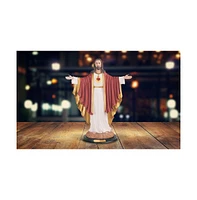 Fc Design 16"H Sacred Heart of Jesus with Open Arms Statue Holy Figurine Religious Decoration Home Decor Perfect Gift for House Warming, Holidays and