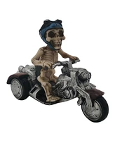 Fc Design 6"W Skull on Bike Figurine Decoration Home Decor Perfect Gift for House Warming, Holidays and Birthdays