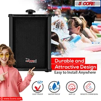 5 Core Outdoor Speakers Stereo In Wall 100W Peak Passive Home Audio System
