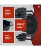 Victoria 6-Quart Cast Iron Oval Bread Cooker