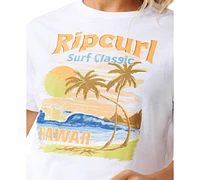 Rip Curl Juniors' High Tide Scenic Graphic Print Cotton T-Shirt