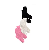 Stems Women's Silky Rib Socks Box Of Three