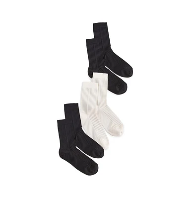 Stems Women's Silky Rib Socks Box Of Three