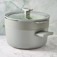 BergHOFF Balance Non-stick Ceramic Stockpot 10", 4.6qt. With Glass Lid, Recycled Aluminum
