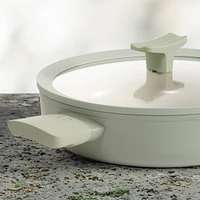 BergHOFF Balance Non-stick Ceramic Saute Pan 10.25", 3.1qt. With Glass Lid, Recycled Aluminum