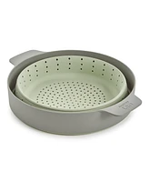 BergHOFF Balance Non-stick Silicone Collapsible Steamer Basket & Strainer 10", Recycled Material