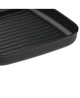 BergHOFF Graphite Non-stick Ceramic Grill Pan 11", Sustainable Recycled Material