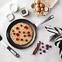BergHOFF Graphite Non-stick Ceramic Pancake Pan 10.25", Sustainable Recycled Material