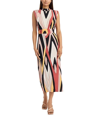 Donna Morgan Women's Printed Maxi Dress