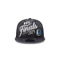 New Era Men's Black Dallas Mavericks 2024 Western Conference Champions Locker Room 9FIFTY Snapback Hat