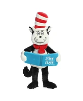 Aurora Medium Storytime Cat In The Hat Dr. Seuss Whimsical Plush Toy Black 11"