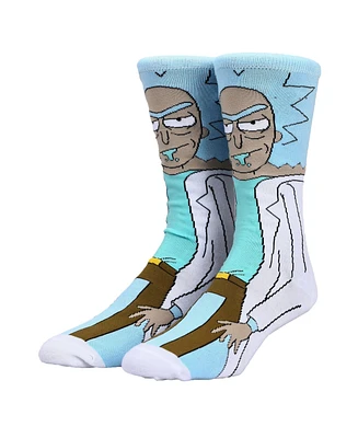 Rick & Morty Men's Rick And Morty Rick Animigos Casual 360 Crew Socks for Men