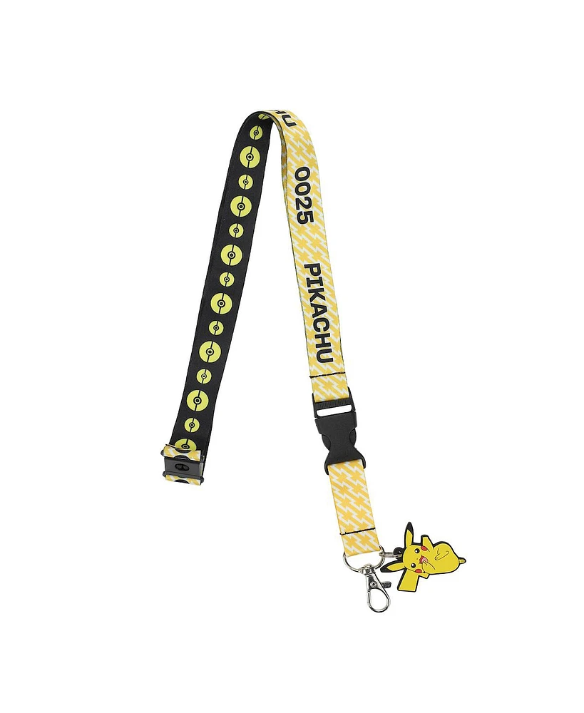 Pokemon Pikachu Yellow Kanto Region First Partner Lanyard