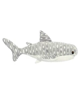 Aurora Large Whale Shark Flopsie Adorable Plush Toy Grey 14.5"