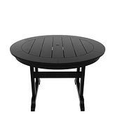 WestinTrends 47" Round Outdoor Patio Dining Table