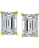 Giani Bernini Cubic Zirconia Baguette Solitaire Stud Earrings, Created for Macy's