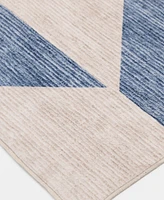 Km Home Velvet Touch Washable Dev-001 5' x 7' Area Rug