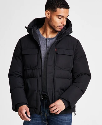 Levi's Men's Quilted Hooded Puffer Jacket