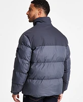 Tommy Hilfiger Men's Mixed-Media Puffer Jacket